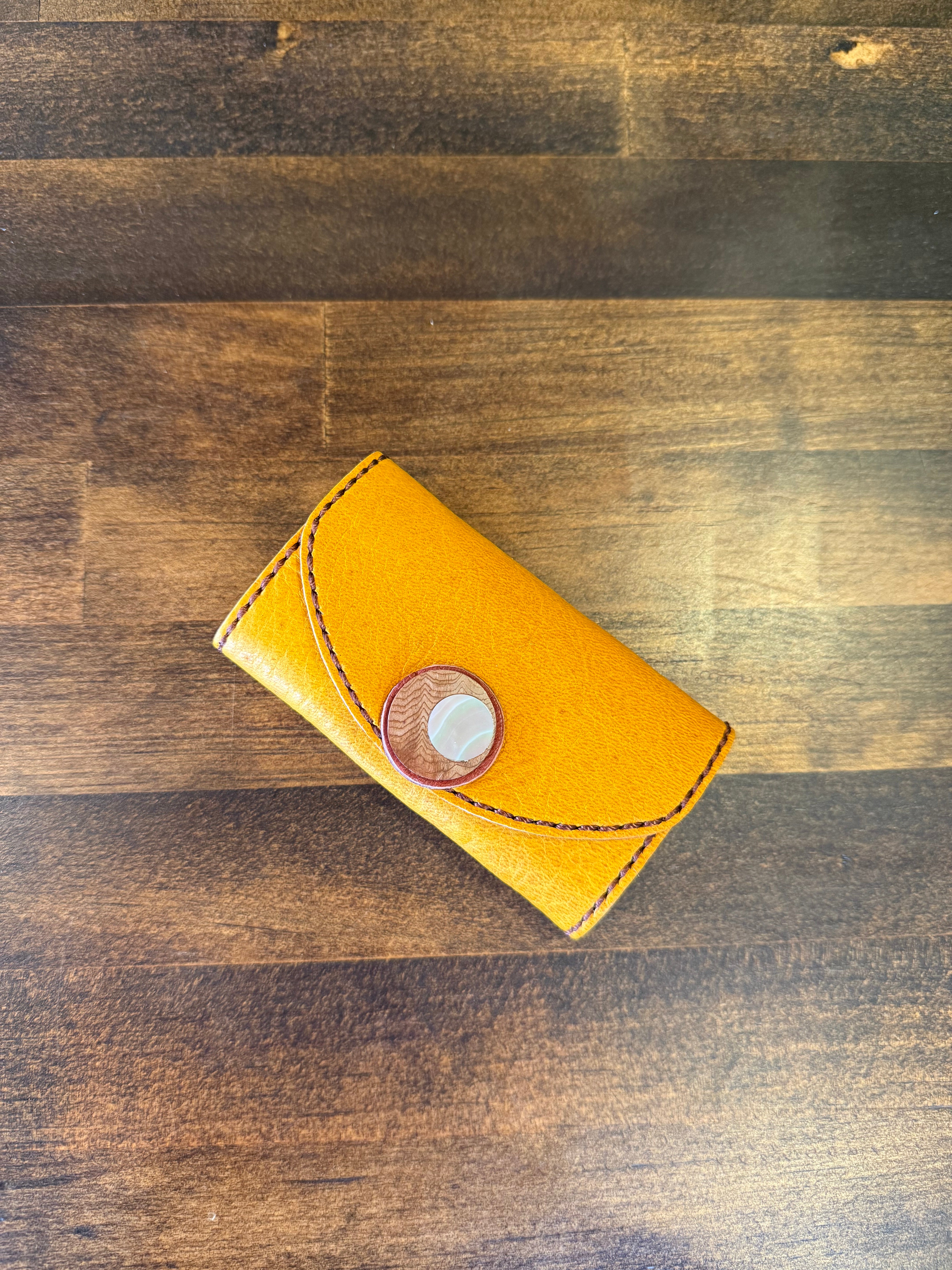 キーケース(屋久杉×夜光貝)