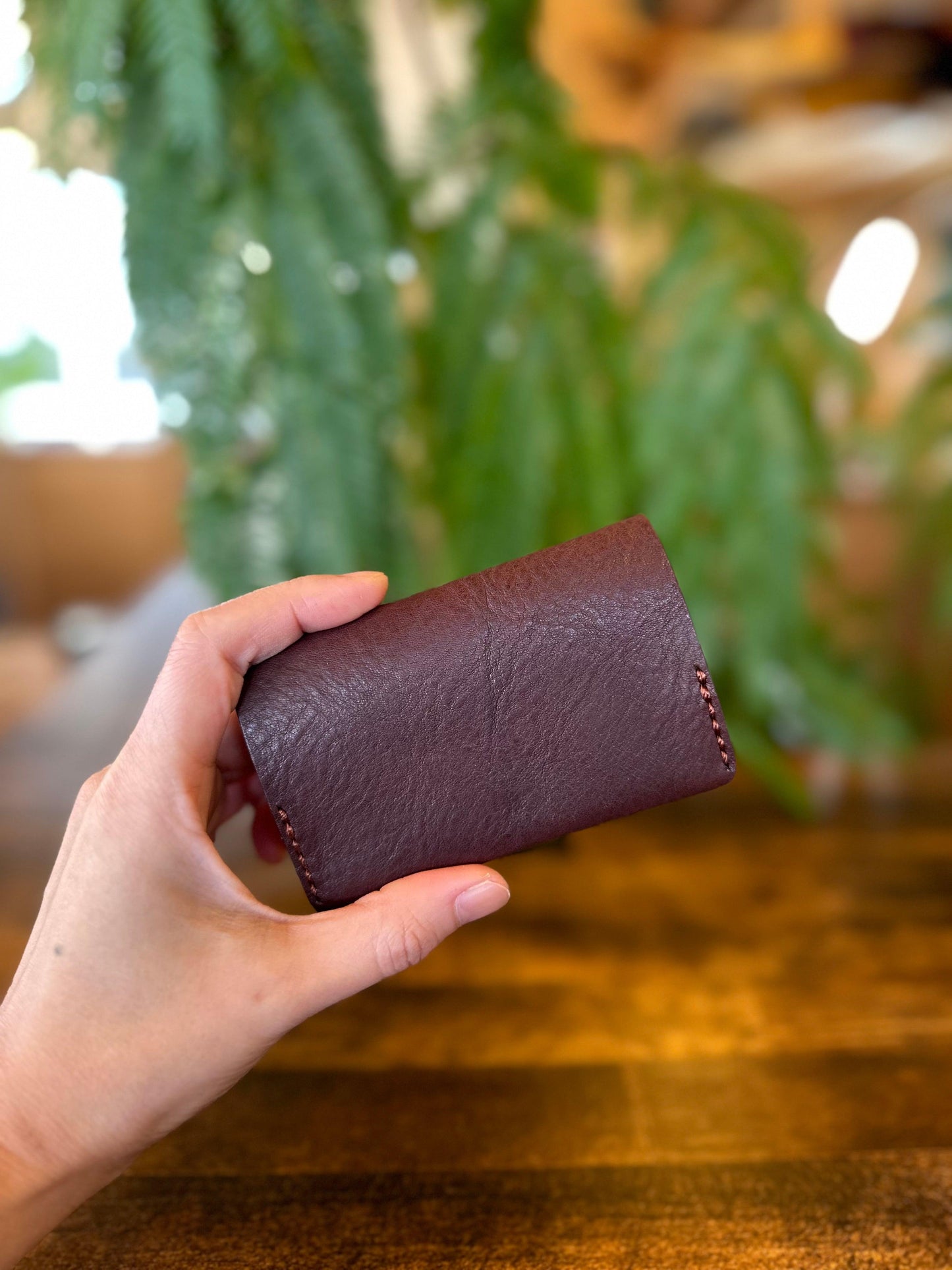 Smart business card holder (with Tochigi leather)