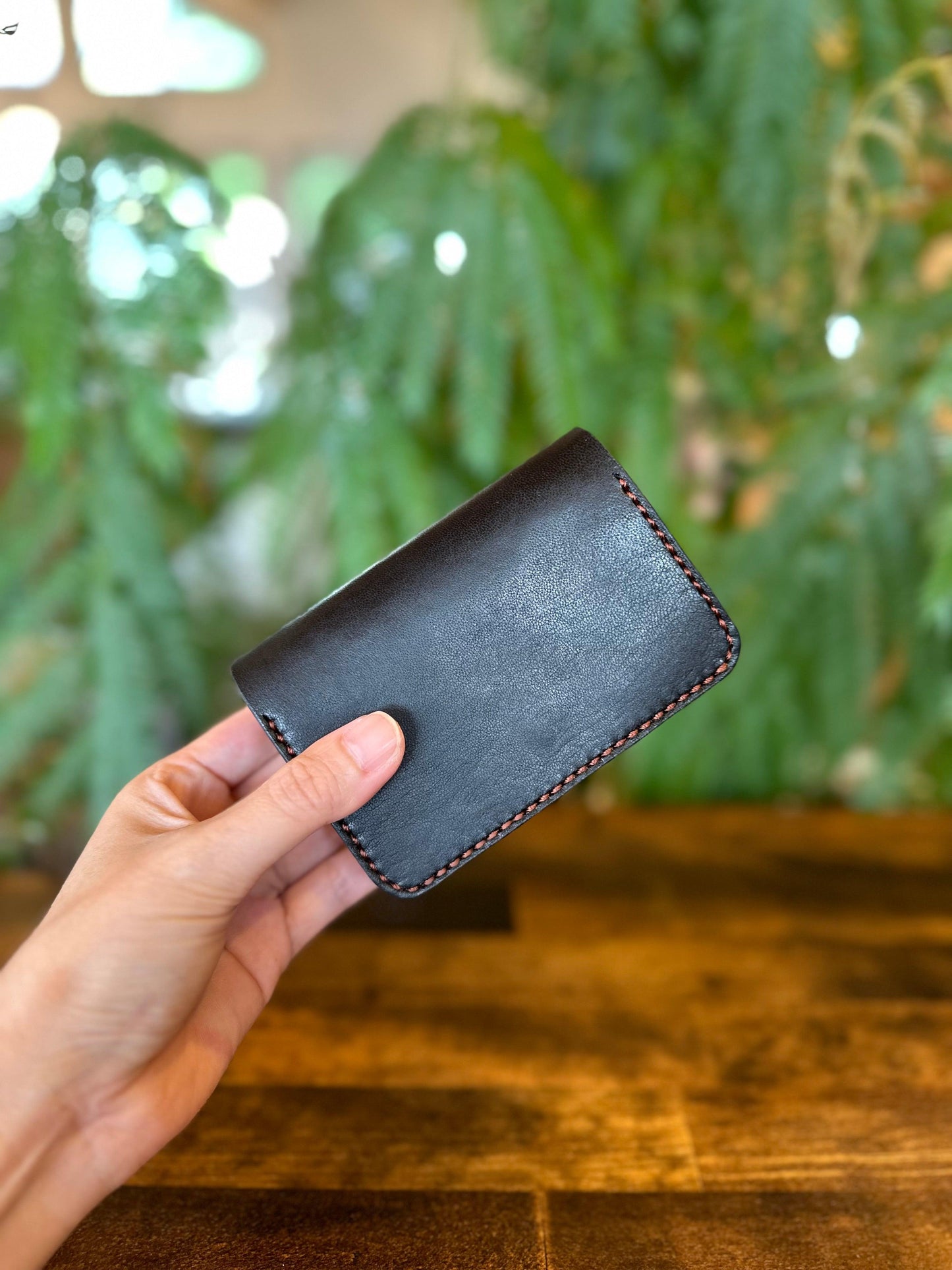 Small wallet (black x brown)