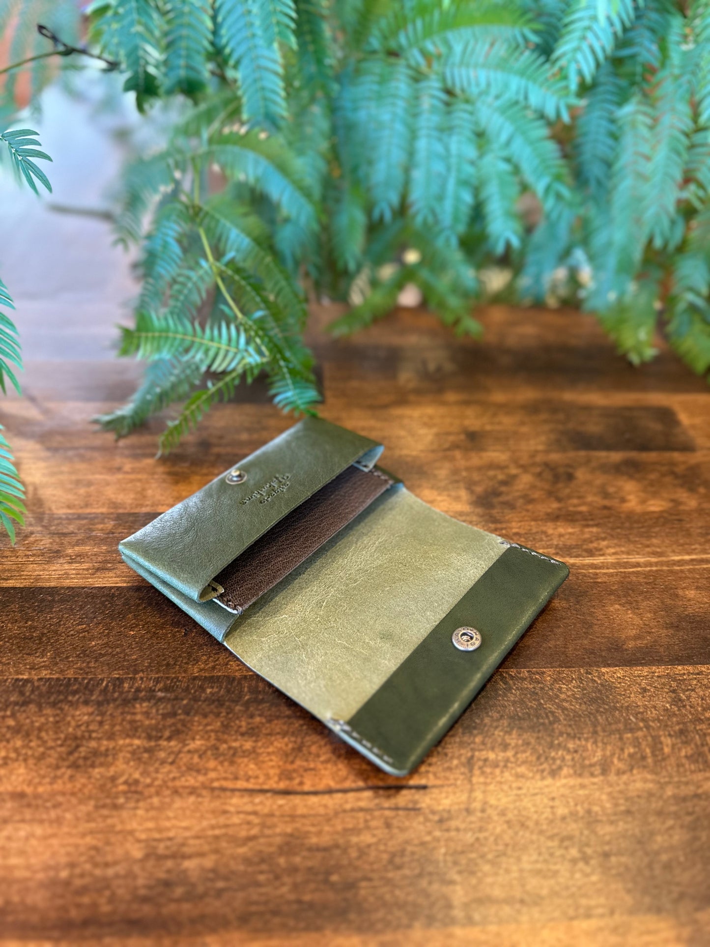 Smart business card holder (with Tochigi leather)