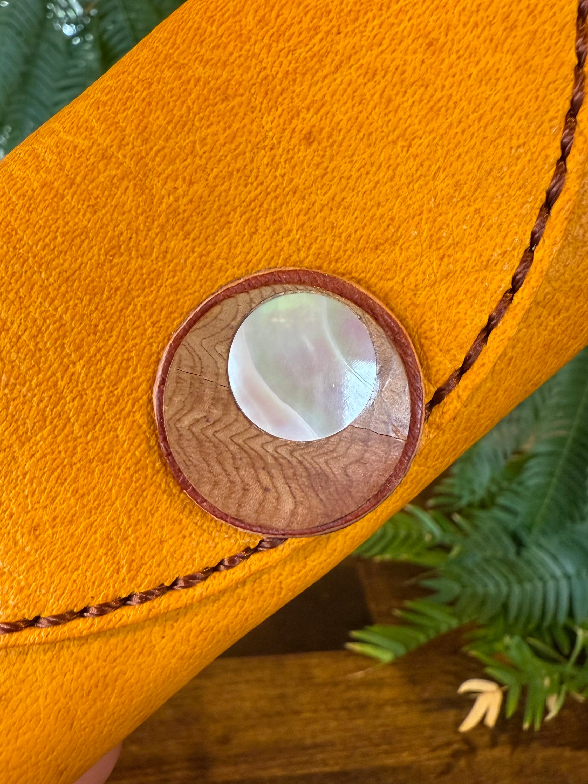 キーケース(屋久杉×夜光貝)