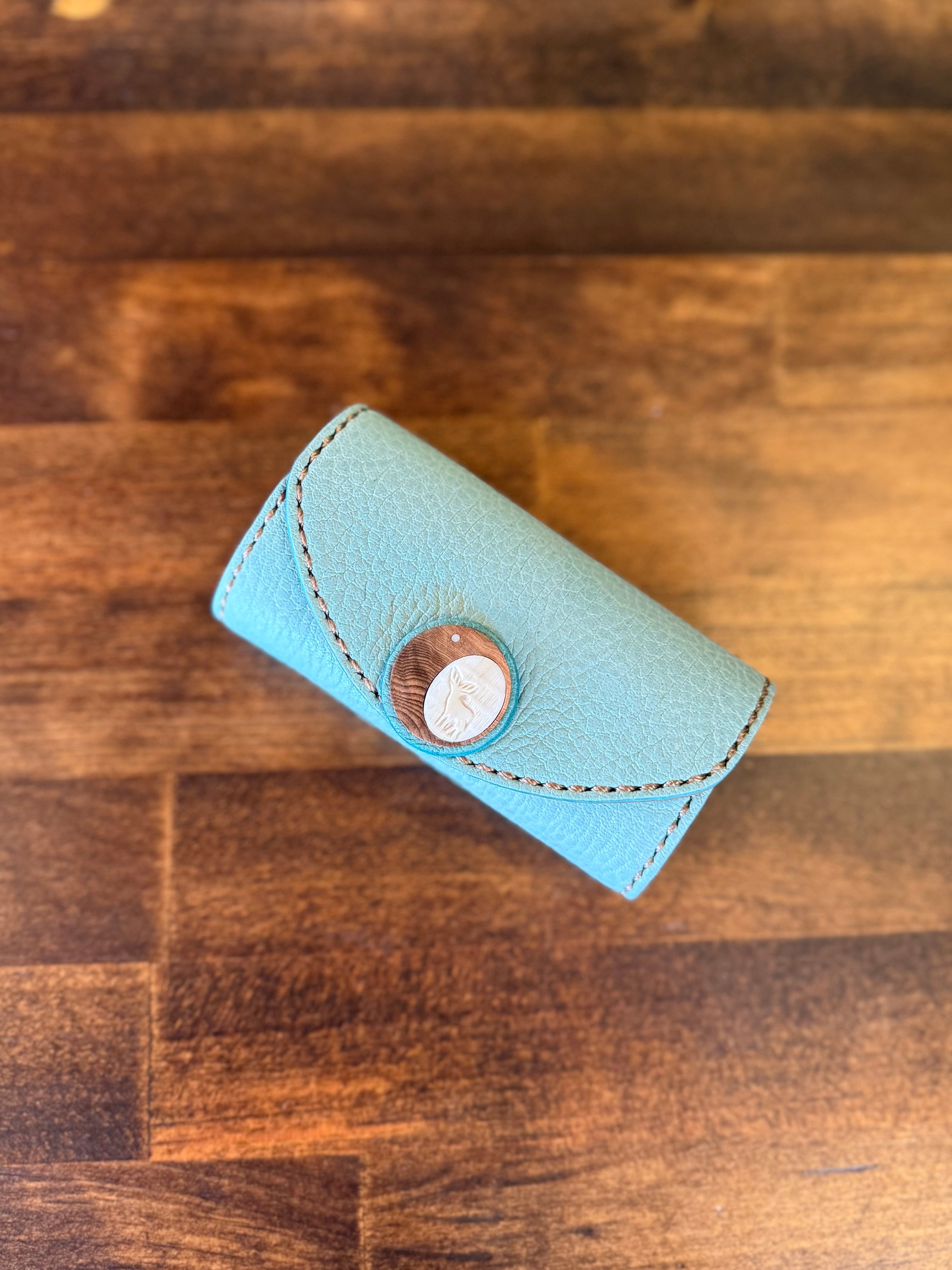 キーケース(屋久杉・ツノ・夜光貝の星)