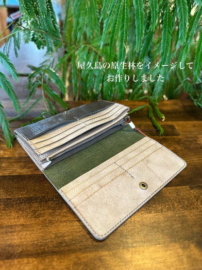 Clutch bag style long wallet (Mori)