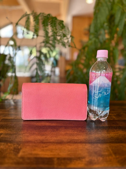 Clutch-style long wallet (cherry blossom)