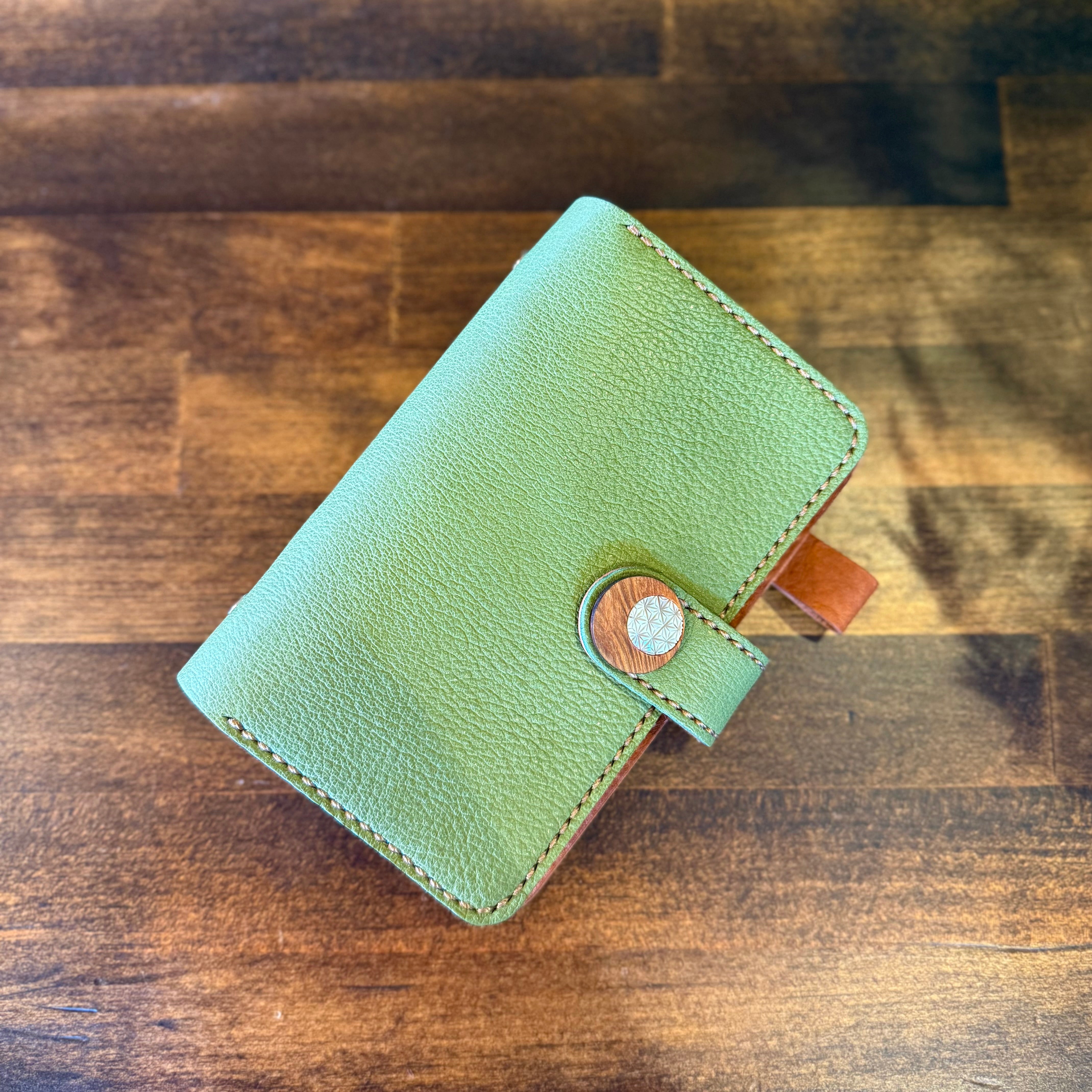 【屋久鹿革】システム手帳カバー〈ミニ6穴サイズ〉