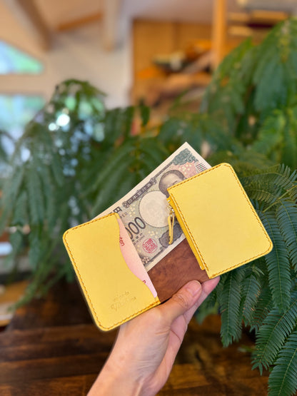 【京鹿】家計管理Wallet(ブラウン)