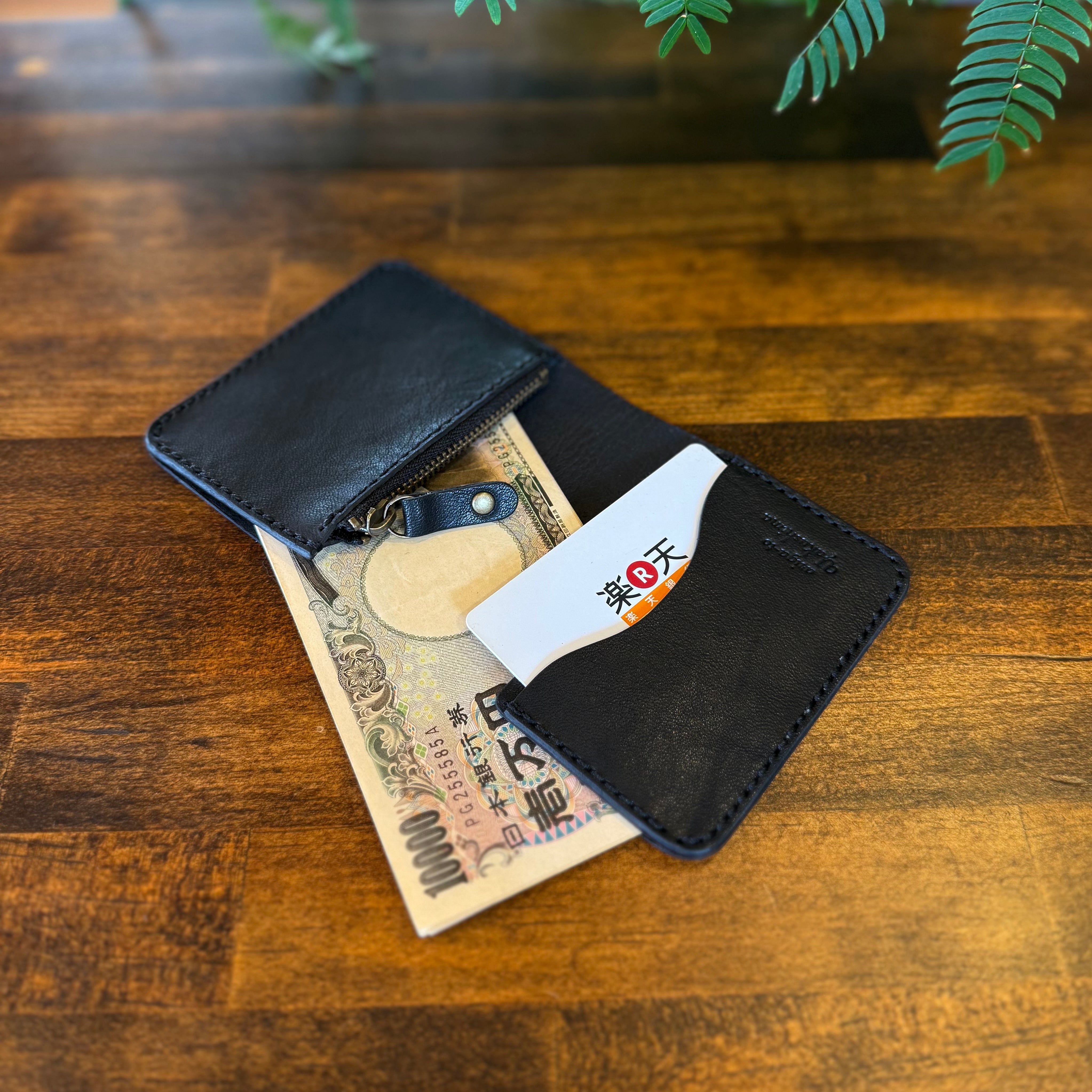 [Kyo-shikagawa] Household Budget Wallet / Black