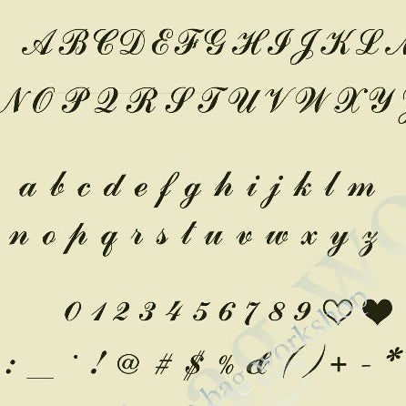 [Engraving Option] Engraving