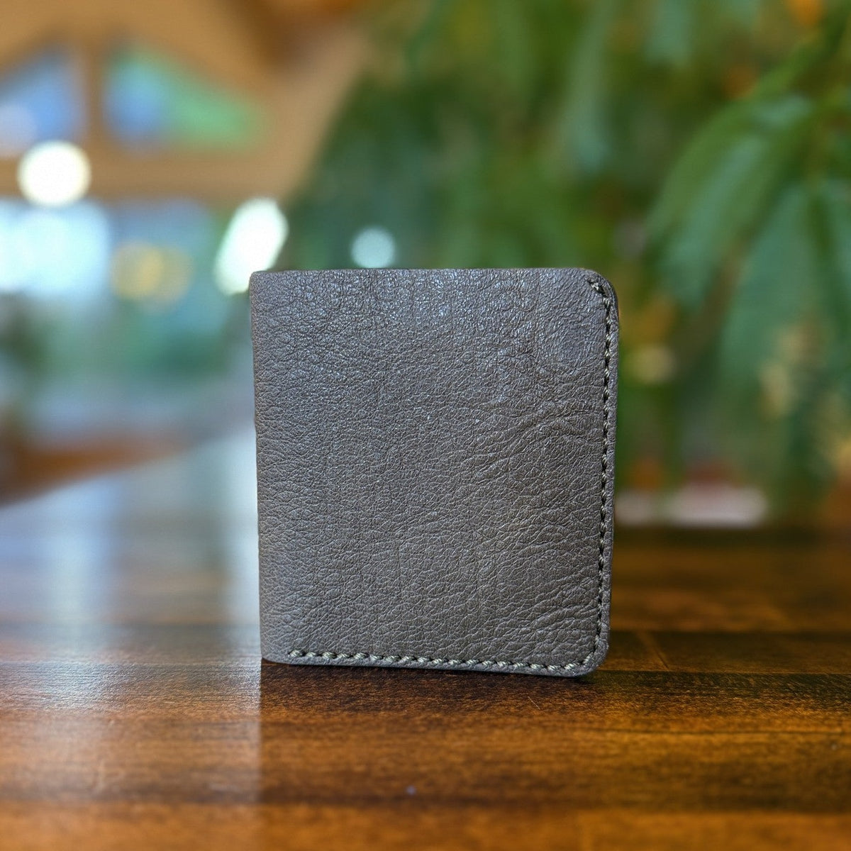 家計管理Wallet チャコール カードポケット6枚の個体 外装