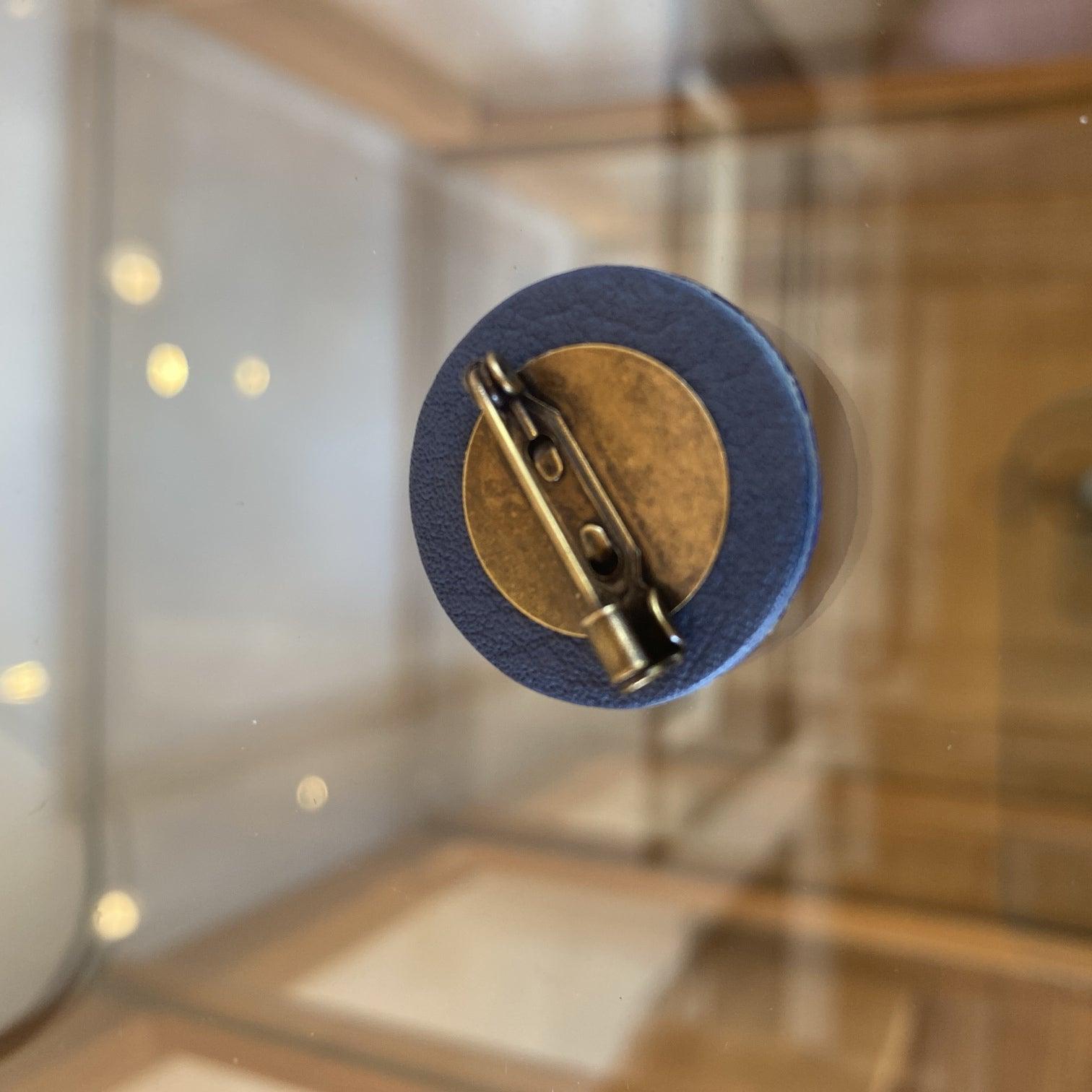 夜光貝の紫陽花・ブローチ