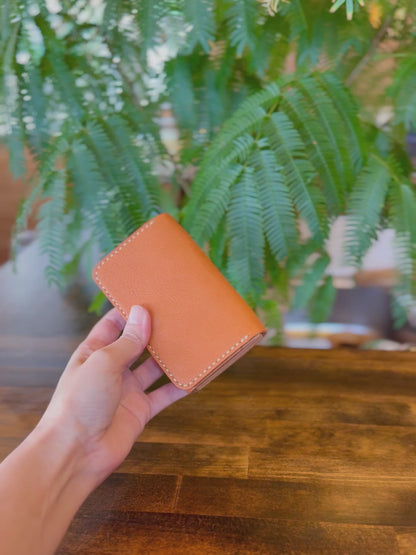 【屋久鹿革】おさいふ名刺入れスクエアタイプ