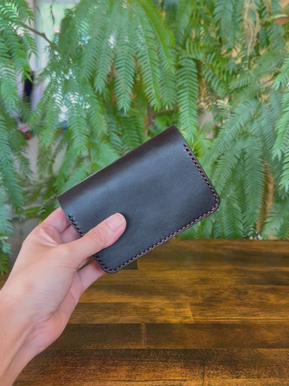 Small wallet (black x brown)