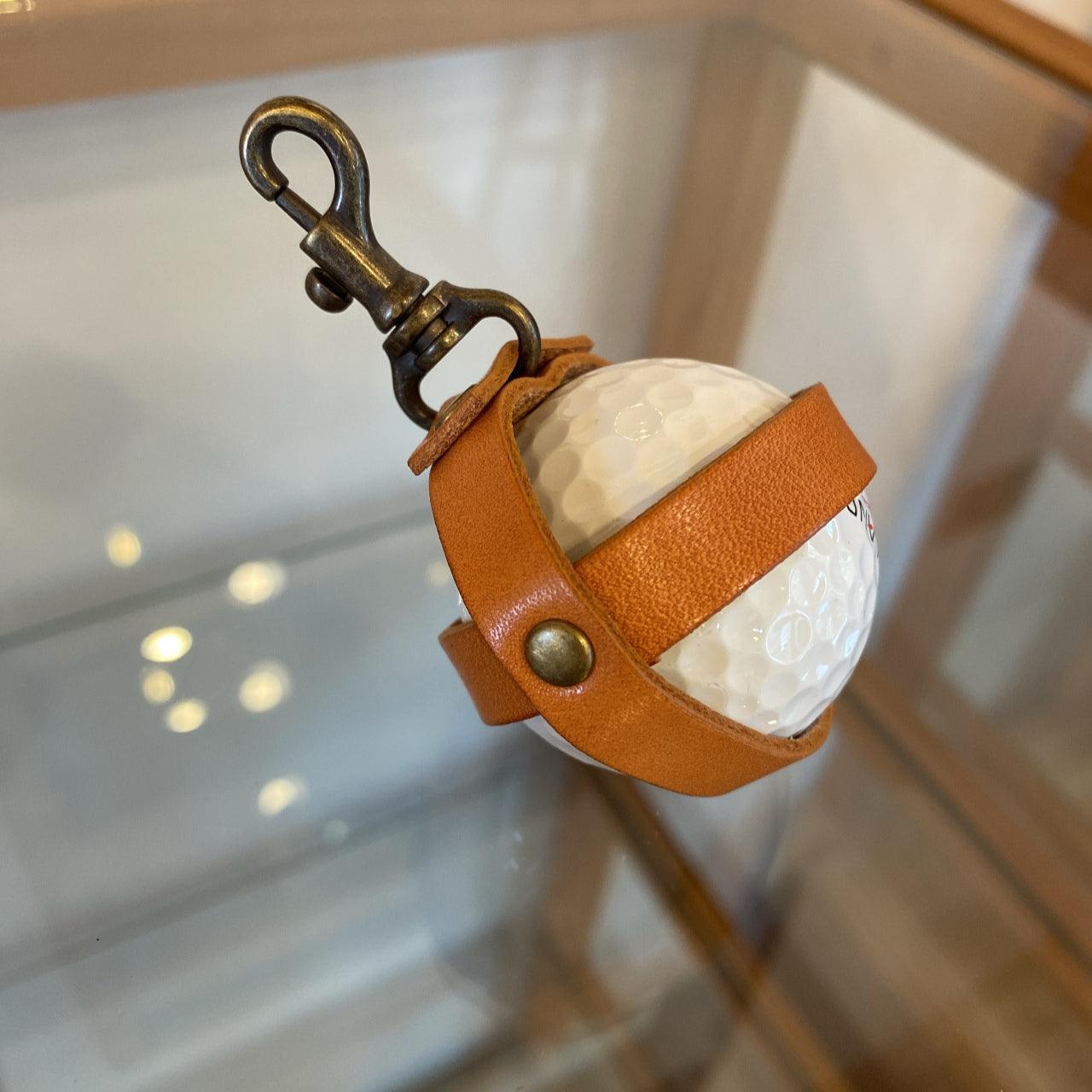 Golf ball holder (cow leather)